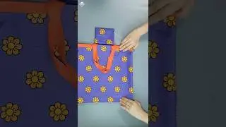 Quick and Easy sewing tips/ foldable grocery bag / shopping bag tutorial #sewingtutorial