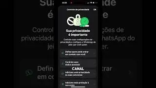 Novidade no WhatsApp: Controle de Privacidade e Proteção de Conta #app #whatsapp #dicas #segurança