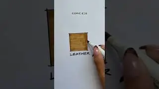 how to draw leather | quick render marker