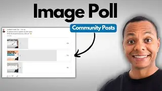 How to upload IMAGE POLL as Community Post on YouTube in 2024