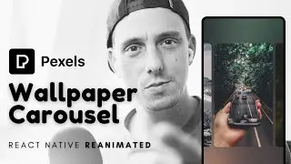 React Native Pexels.com Wallpaper Reanimated Carousel