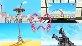 Miraculous Eiffel Tower is Damaged 7 Times 🥹