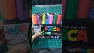 Unboxing Posca Markers #shorts #posca #art #unboxing 🤍