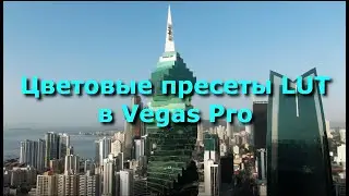 Цветовые пресеты LUT в Vegas Pro