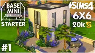 Die Sims 4 Mini Starter Haus bauen ohne Packs | 6x6 Base Mini Starter #1 Let's Build