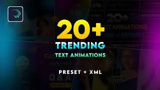 Top 15+ 🔥Alight Motion Text Animation Presets || alight motion Preset Download Free 15+ text presets