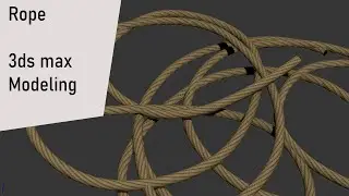 Modeling Rope - 3ds max tutorial