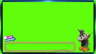 PUBG MOBILE GREEN SCREEN EFFECT SUBSCRIBE NEON FRAME  FULL HD