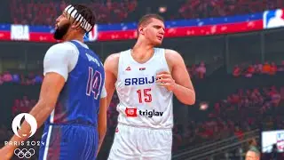 NBA 2K24 Olympics Mode | Serbia vs USA | Ultra Realistic Gameplay