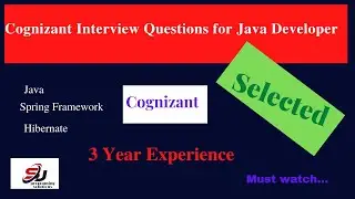 Cognizant Interview questions | Java | Spring framework | Hibernate | Selected 