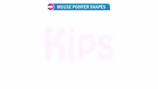 Mouse pointer shapes in windows