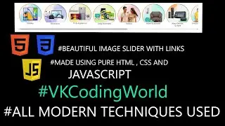 How to make a Beautiful Image Slider using pure HTML and CSS to decorate your website