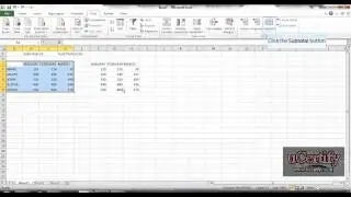 Consolidate Data, Create Subtotals In A List, And Perform Multiple Subtotal Function