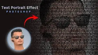 Text Portrait Effect in Photoshop । Text Effect Photoshop Tutorial