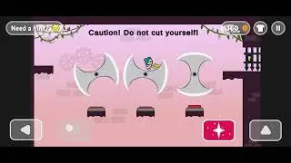 Castle of Darkness Level 51 caution do not cut yourself