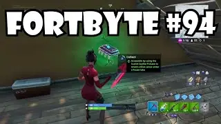 Forbyte 94 'Smash a Blue Canoe Under a Frozen Lake' Fortnite Fortbyte 94 Location!