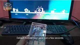 Orange PI Plus 2 mini PC unbox assemble and first boot default Android