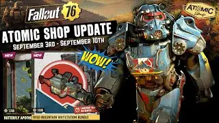 Fallout 76 - WILD MOUNTAIN WAYSTATION BUNDLE - Atomic Shop Review September 3rd - 10th 2024