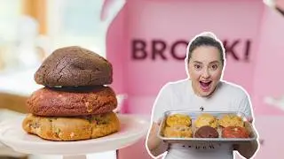 Taste Testing The Viral BROOKI BAKEHOUSE COOKIES 🍪👩🏻‍🍳 Chunky Cookie Review 🤤