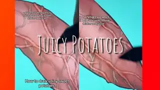 Drawing Veiny Sweet Potato Art Tutorial