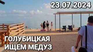 Вт, 23 июля 2024 #Голубицкая. Прямо сейчас, медузы кишат? Азовское море.