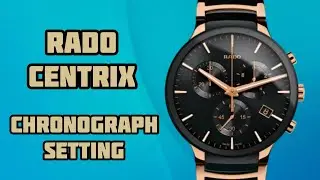 RADO Centrix Chronograph Hands Setting Tutorial | Watch Repair Channel | SolimBD