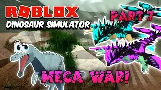 Roblox Dinosaur Simulator - Hunting KOSERS #7 (MEGA WAR)