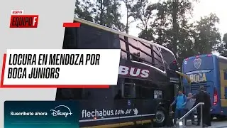 MENDOZA SE PINTA DE AZUL Y ORO: LOCURA DE LOS HINCHAS QUE FUERON A RECIBIR A BOCA