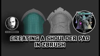 Creating a shoulder padin ZBrush