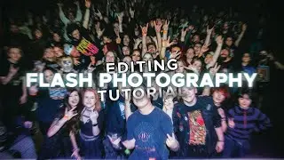 Concert FLASH PHOTOGRAPHY - Lightroom Tutorial (FREE PRESET)