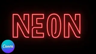 Create a Powerful Glowing Neon Text Effect in Canva