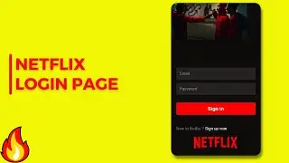 Create a Netflix Login Page using HTML and CSS | Becodewala