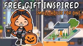 Small House For One 🖤🧡 Free Gift Inspired Design 🧡🖤 Toca Boca House Ideas 🎃 TOCA GIRLZ