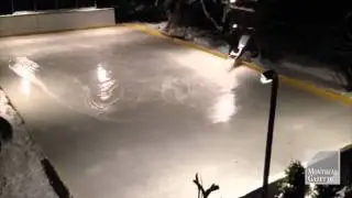 Flooding a hockey rink in 40 seconds