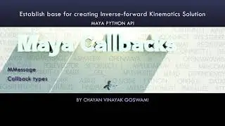 (Maya Python API)  18 - Maya Callback Case Study