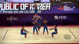 Republic of Korea (KOR) - 2022 Aerobic Worlds, Guimaraes (POR) - Aerobic Dance Qualifications