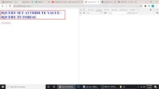 Jquery Set Attribute Value - JQuery Tutorial
