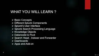 Data Analytics Using Splunk -Beginner to Advanced Course - learn Data Analysis