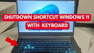 How to shut down laptop with keyboard windows 11 | Laptop Shutdown Shortcut Key