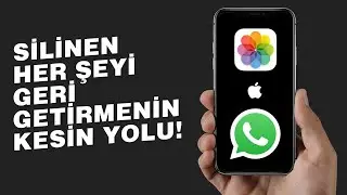 iPHONE VE İCLOUDDAKİ SİLİNEN VERİLERİ GETİRME (Silinen Fotoğraflar, Videolar ve Her Şeyi Kurtar)
