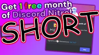 [SHORT] How To Get FREE DISCORD NITRO With Medal