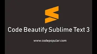 HTML | CSS | JS Beautify Sublime Text 3