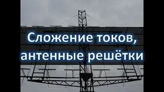 Addition of currents, antenna arrays