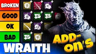 the Wraith addons TIER LIST | Dead by Daylight // DBD