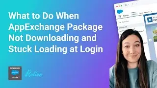 AppExchange Package Not Downloading - Stuck Loading at Login Screen