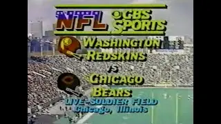 1981 Week 6 - Redskins vs. Bears