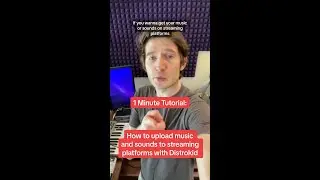 1 Minute Tutorial: How to upload music and sounds to streaming platforms with Distrokid 