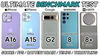 iPhone 14 Pro Max vs 13 Pro Max / Pixel 7 Pro / Samsung S22 Ultra / Xiaomi 12S Ultra Benchmark Test