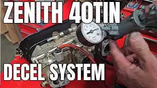 Zenith 40 TIN Carburetor Run Test.