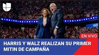 Edición Digital: Kamala Harris y Tim Walz realizan su primer mitin de campaña juntos